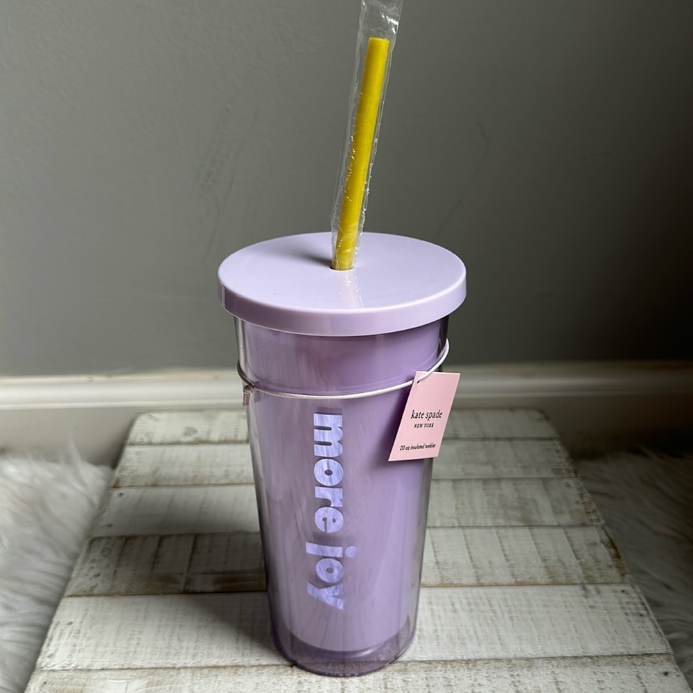 Nwt Kate spade more joy 20 oz insulated tumbler